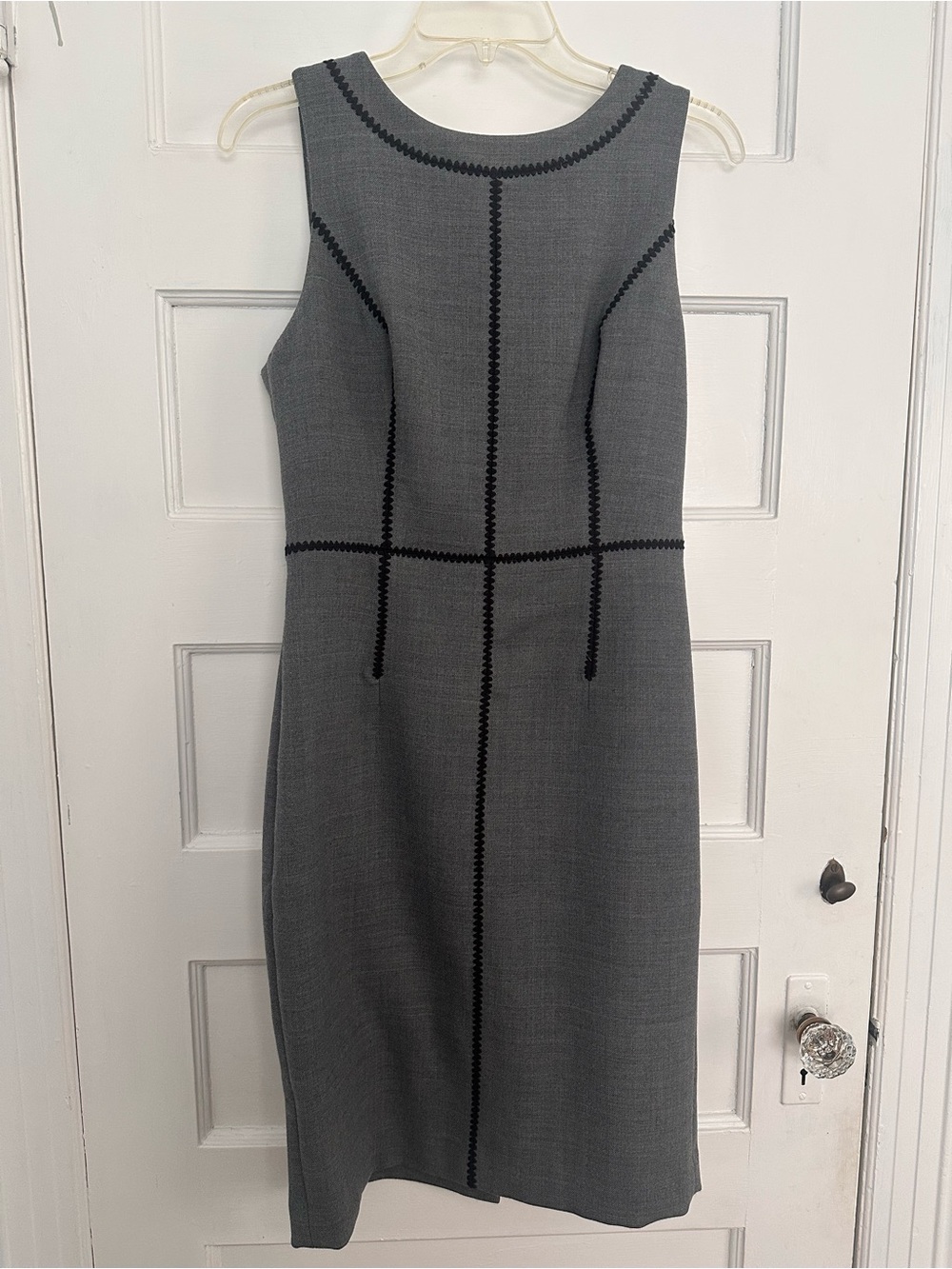 Club Monaco Gray Knee-Length Work Dress